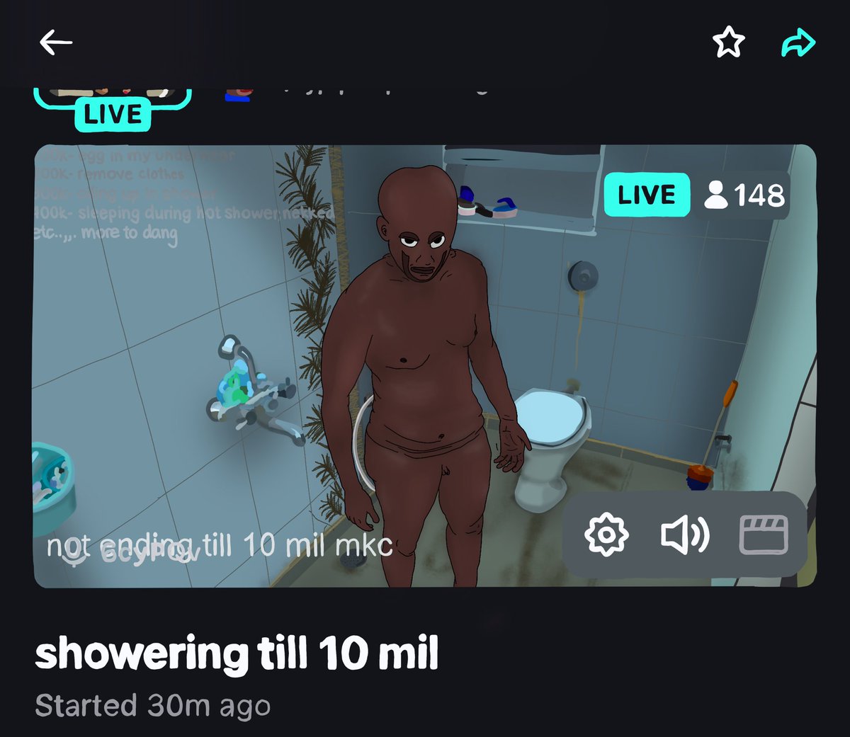 Mang had to end early because the water was wet