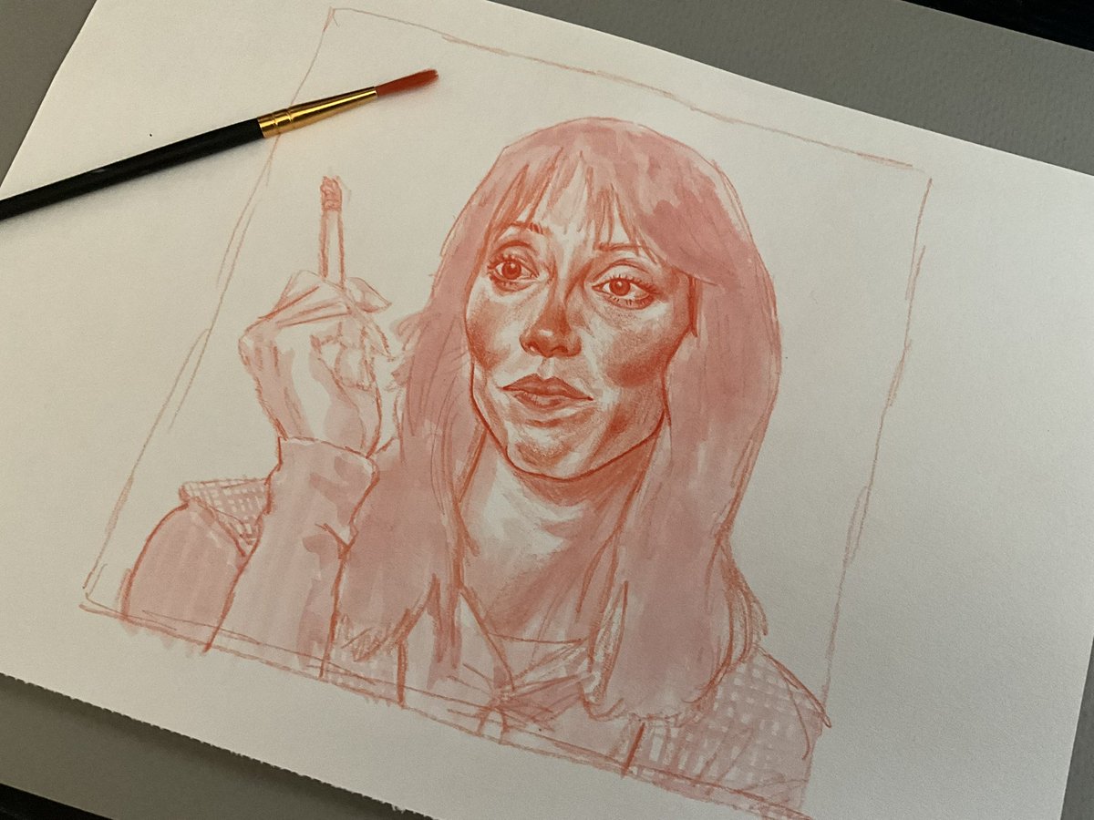 ✨🌨️🚬It was just an accident 🚬🌨️✨

Sketching ✍️🖌️

#theshining  #theshining1980 #shelleyduvall #sketches #WatercoloArt #portrait #horrormovie #suspensemovie #manualart