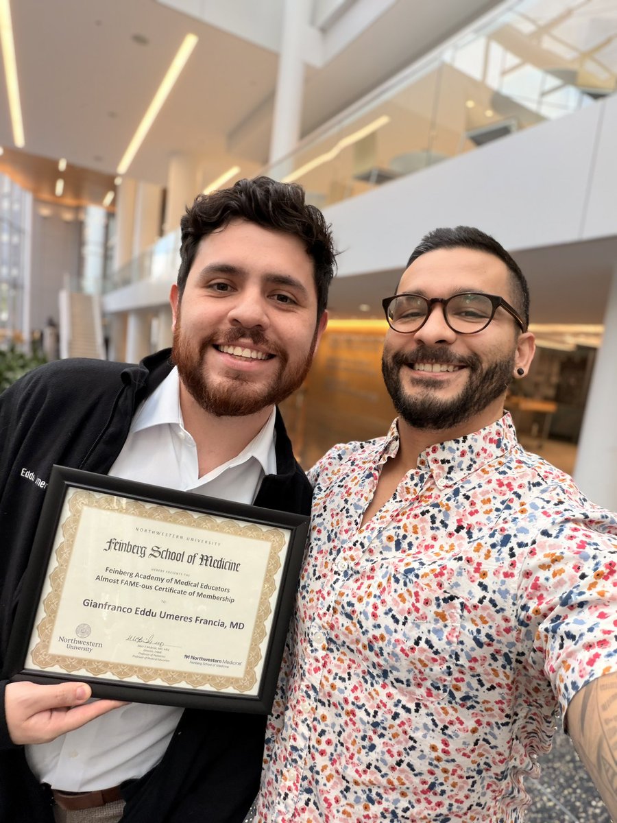Almost FAME-ous! Happy to join the Feinberg Academy of Medical Educators 👨🏻‍🏫. Thanks Drs. Novo, <a href="/NayarRitu/">Ritu Nayar, MD</a> , and <a href="/JaredAhrendsen/">Jared T. Ahrendsen MD, PhD (AP/NP/FP)</a> for your support! <a href="/NU_Pathology/">Northwestern Pathology</a>