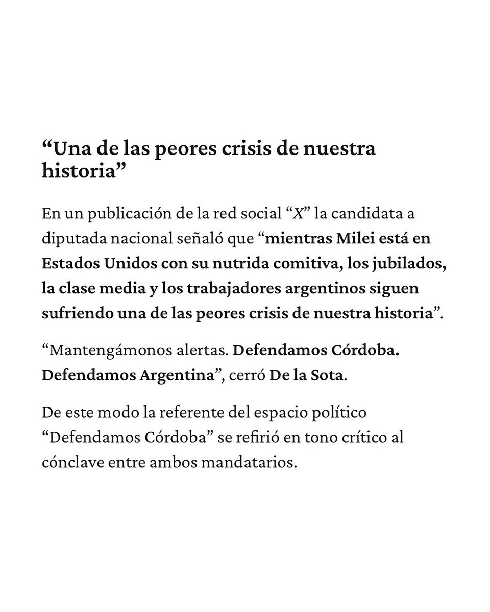 Defendamos Córdoba. Defendamos Argentina.