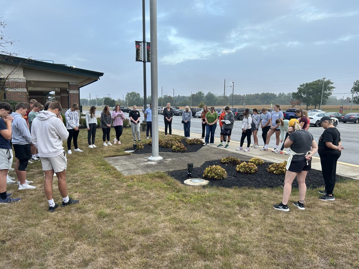 Thanks to all who came out to See You at the Pole this morning.  Pray for our school, community and world!
