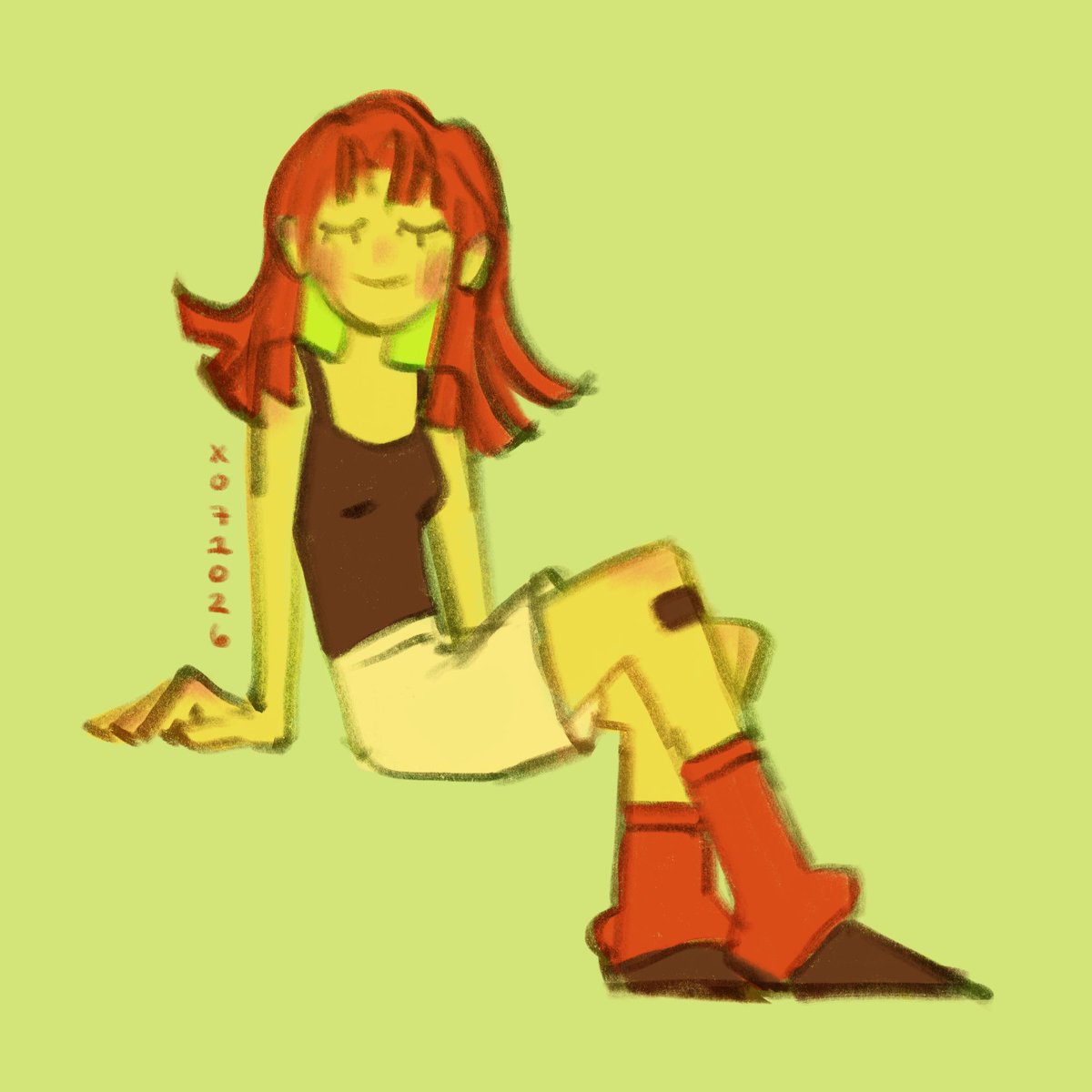 x07lei's tweet photo. 🍎🍏 #illust https://t.co/SmowsTsvwl