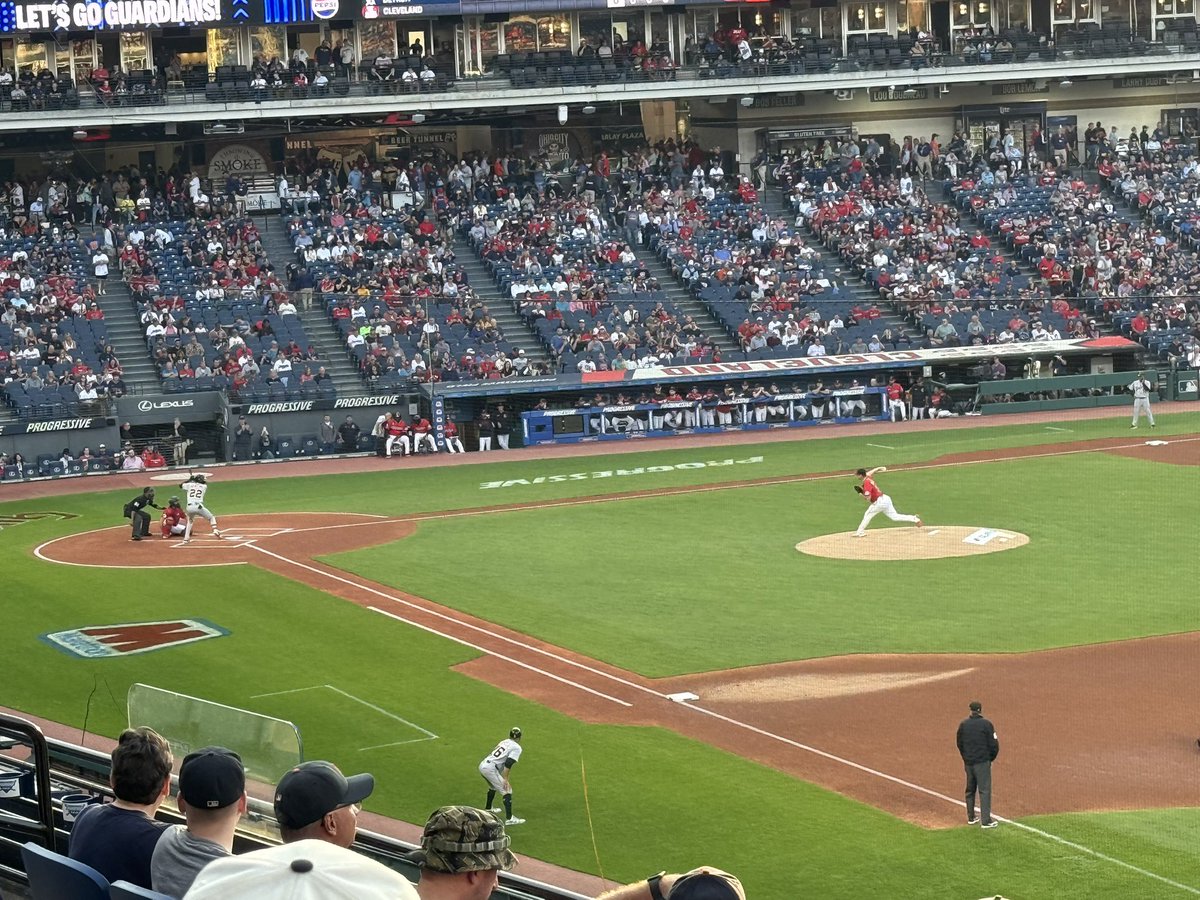 Xriptian's tweet image. Game #140 – 9/23 – Tigers vs Guardians at Progressive Field

Let me start by saying this was one of the most exciting games I’ve seen all year. The energy was off the charts. From the first pitch to the last, fans were on their feet screaming like it was Game 7 of the World…