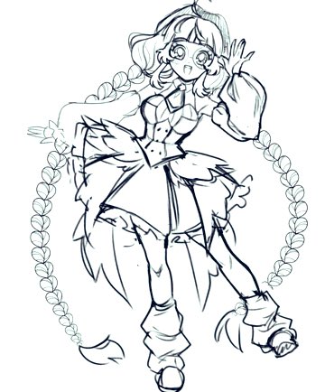 forever wips. i made a hair brush for my char because I couldn’t be bothered drawing her braids lmao