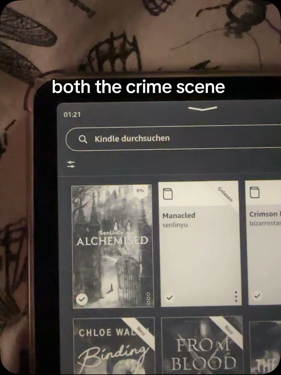 everjmore's tweet image. both the the crime scene!!!! #manacled #Alchemised