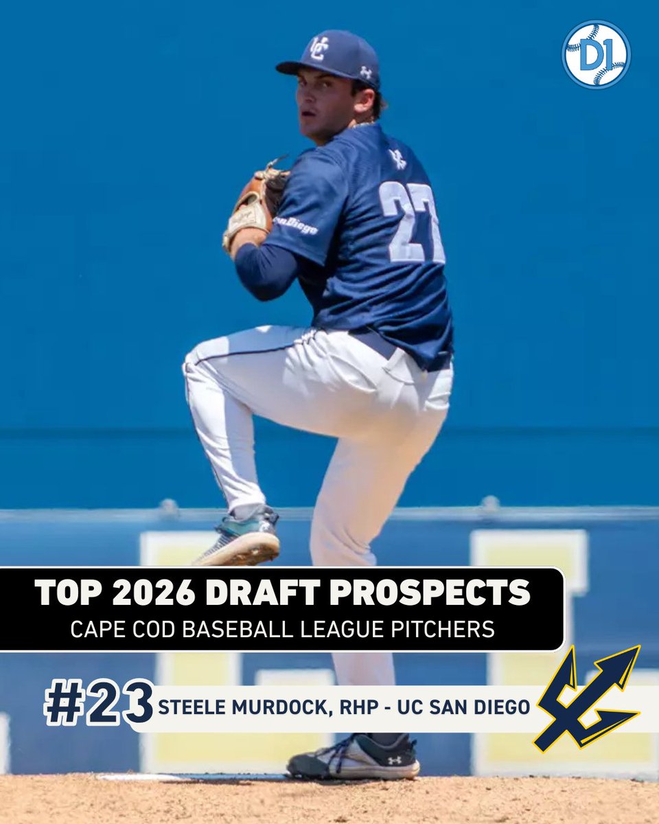 From Cali to the Cape 🔥

Cole Tryba (<a href="/UCSB_Baseball/">UC Santa Barbara Baseball</a>), Tyler Albanese (<a href="/SanJoseStateBSB/">San José State Baseball</a>), and Steele Murdock (<a href="/UCSDbsb/">UC San Diego Baseball</a>) landed among the Cape Cod League’s top pitching prospects.