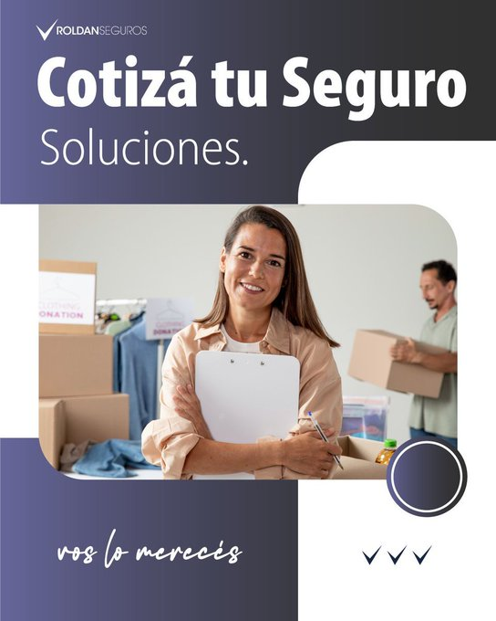 🔐 𝐀𝐬𝐞𝐠𝐮𝐫𝐚 𝐥𝐨 𝐪𝐮𝐞 𝐦𝐚́𝐬 𝐢𝐦𝐩𝐨𝐫𝐭𝐚 🔐

✨ ¿Por qué elegirnos? ✔️ Cobertura integral

📲 𝐂𝐨𝐧𝐭𝐚𝐜𝐭𝐚𝐧𝐨𝐬 
📞 +54 9 11 4992-3018 
💻seguros@roldanseguros.com 
🌐 roldanseguros.com