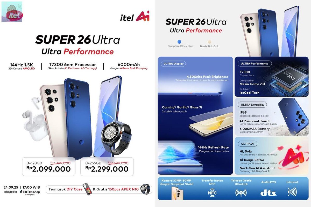 tanyakanrl's tweet image. 👦 "Maaak beliin adek S26 Ultra"
🧕 "Kita ada S26 Ultra di rumah"
💚 S26 Ultra di rumah: