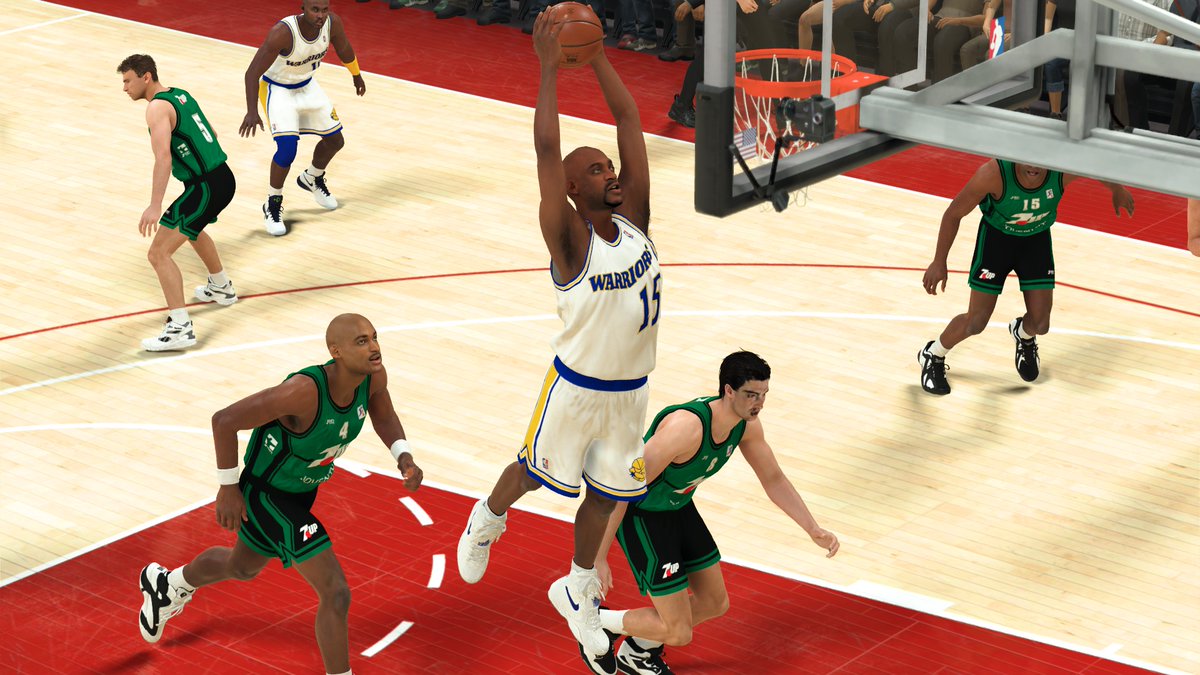 RayAlicea2's tweet photo. Golden State Warriors vs 7 Up Joventut 10/20/1994 https://t.co/ZlRRuFqujQ
