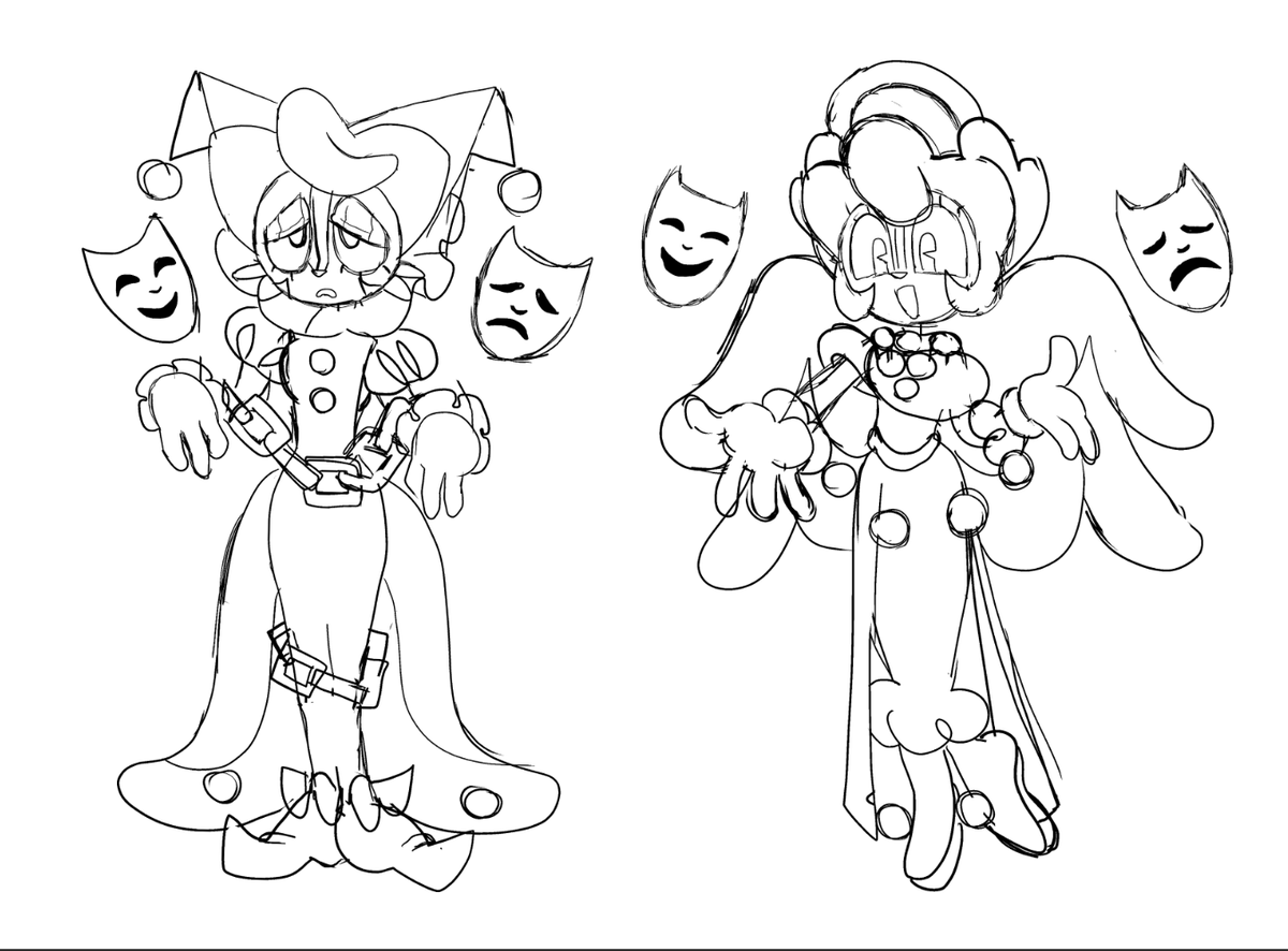 peachykip's tweet image. only doing sketches to get my groove back