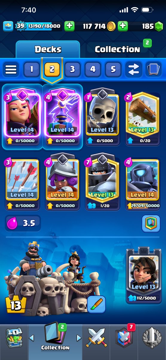Any high trophy players what should I add/prioritize upgrading to improve my deck?