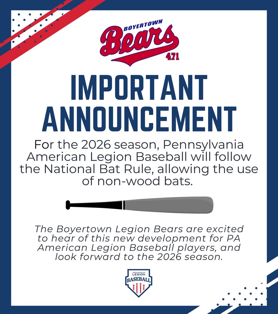 Boyertown Legion Bears tweet media