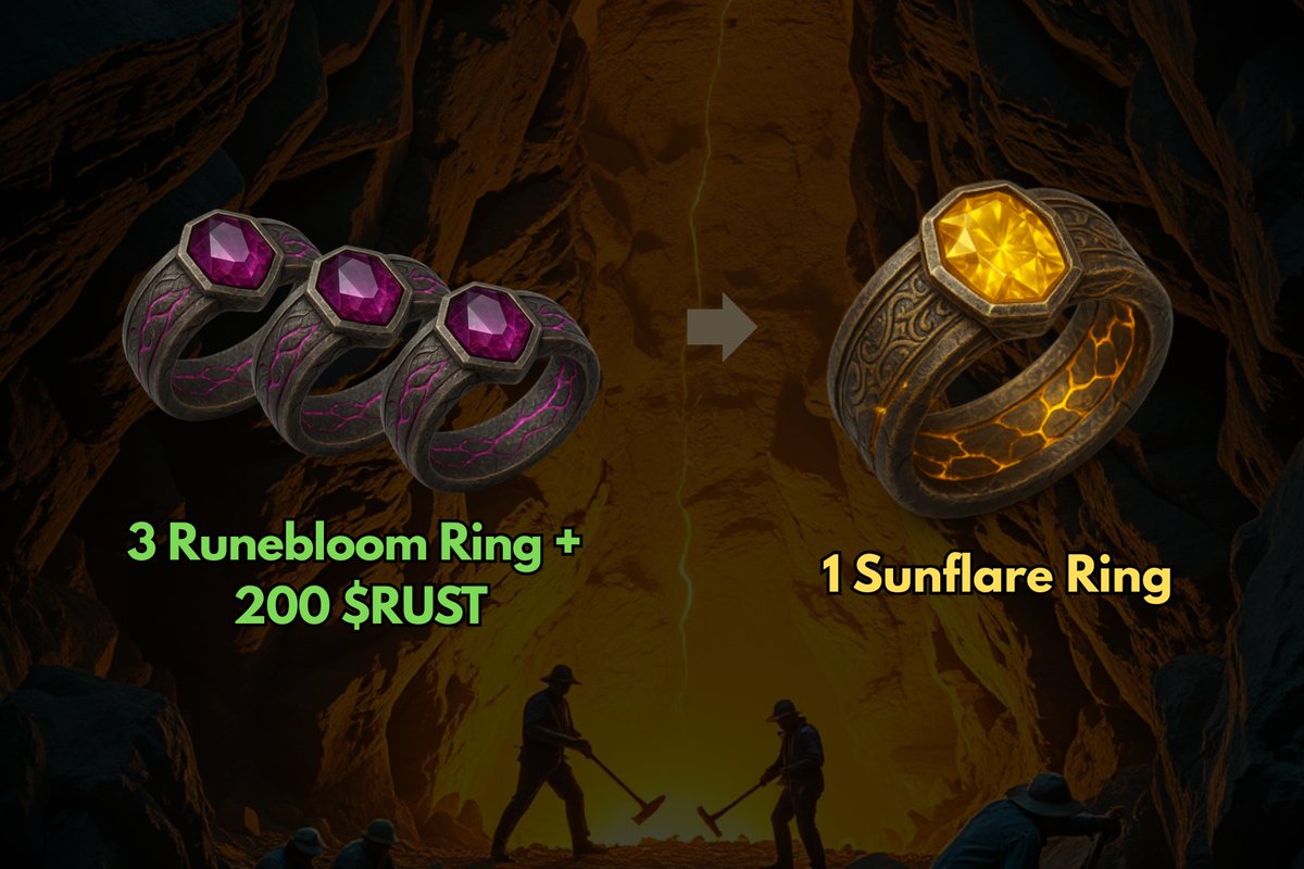 rustveilgame's tweet photo. โ๏ธ
From raw to rare in the blockchain fire.
$rust $btc $eth $wax $xrp $sol $usdt $bnb #binance #rustveil #nftfarming #NFTmining #nftgames #nftcommunity #NFTGame #wax #waxnfts #waxblockchain #Neftyblocks #atomichub https://t.co/5uXi8v6PVY