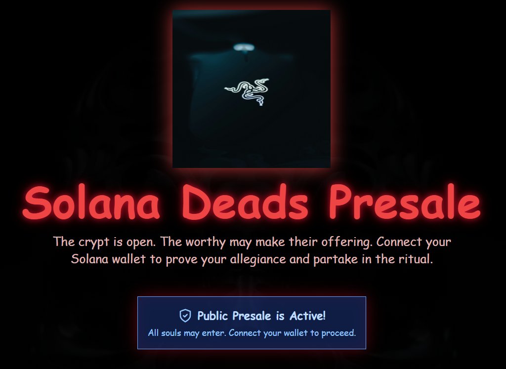 SOLANA DEADS tweet media