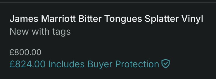 scal3d_and1cy's tweet image. whoever bought the james marriott bitter tongues vinyl on vinted after it went down from £800 to £270 count your days. i swear i was gonna buy it (i wasnt)