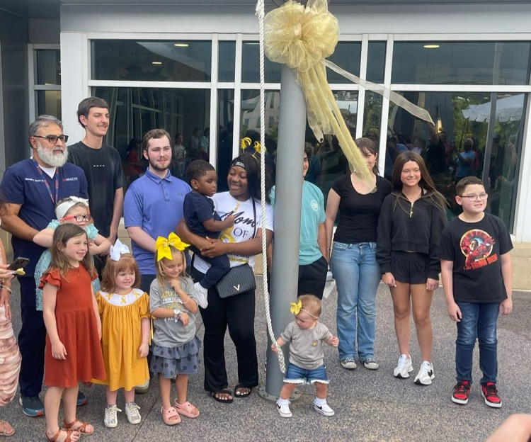 classact_mcpss's tweet photo. Congratulations to all the amazing children who rang the bell signifying their end of cancer treatment! https://t.co/qlfn93cEpm