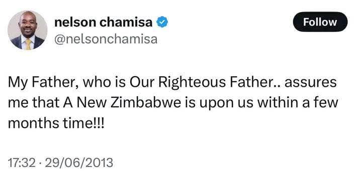 Twinsisters (@twinsis50497431) on Twitter photo Hard Questions, No Answers — Hopewell Puts Chamisa on the Spot🙄🙄 <a href="/daddyhope/">Hopewell Chin’ono</a> <a href="/nelsonchamisa/">nelson chamisa</a> Hard Questions, No Answers — Hopewell Puts Chamisa on the Spot🙄🙄 <a href="/daddyhope/">Hopewell Chin’ono</a> <a href="/nelsonchamisa/">nelson chamisa</a>