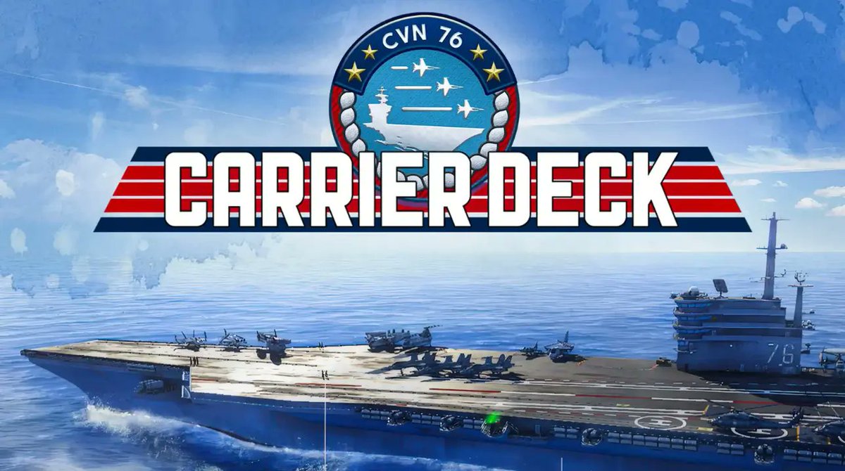 Here is my 79th code #Giveaway of 2025

-Follow me
-Follow <a href="/ULTGames/">Ultimate Games S.A.</a>
-Repost
-tag if you want

for a chance to be DM'd an North American #PS5 code for CARRIER DECK, a USS Ronald Regan simulator.

store.playstation.com/en-us/concept/…