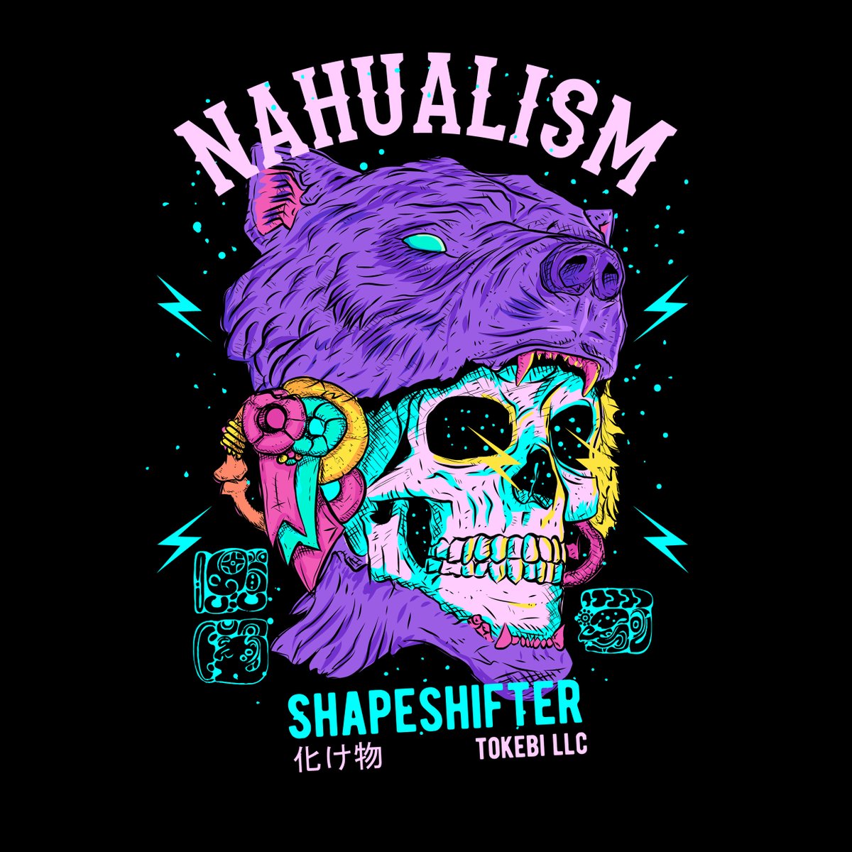 tokebi_artist's tweet photo. Another of my t-shirt designs #skullart #esoteric #SolanaNFT https://t.co/uZ7QxDJtTe