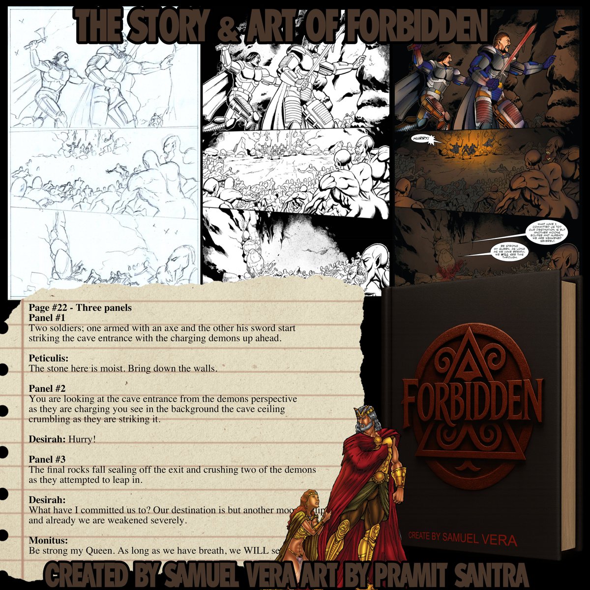 CatchDaCraze's tweet photo. From #script to #scrolls, #Forbidden is nearly here—my 200-page epic #fantasy #graphicnovel! 🗡️✨ Join the #adventure, decode the #lore, and be first to unlock mythic rewards. Sign up now for launch updates! https://t.co/BH9snX4oT9
#ForbiddenComic #Kickstarter #comics #art #book https://t.co/AmOgOsXNzj