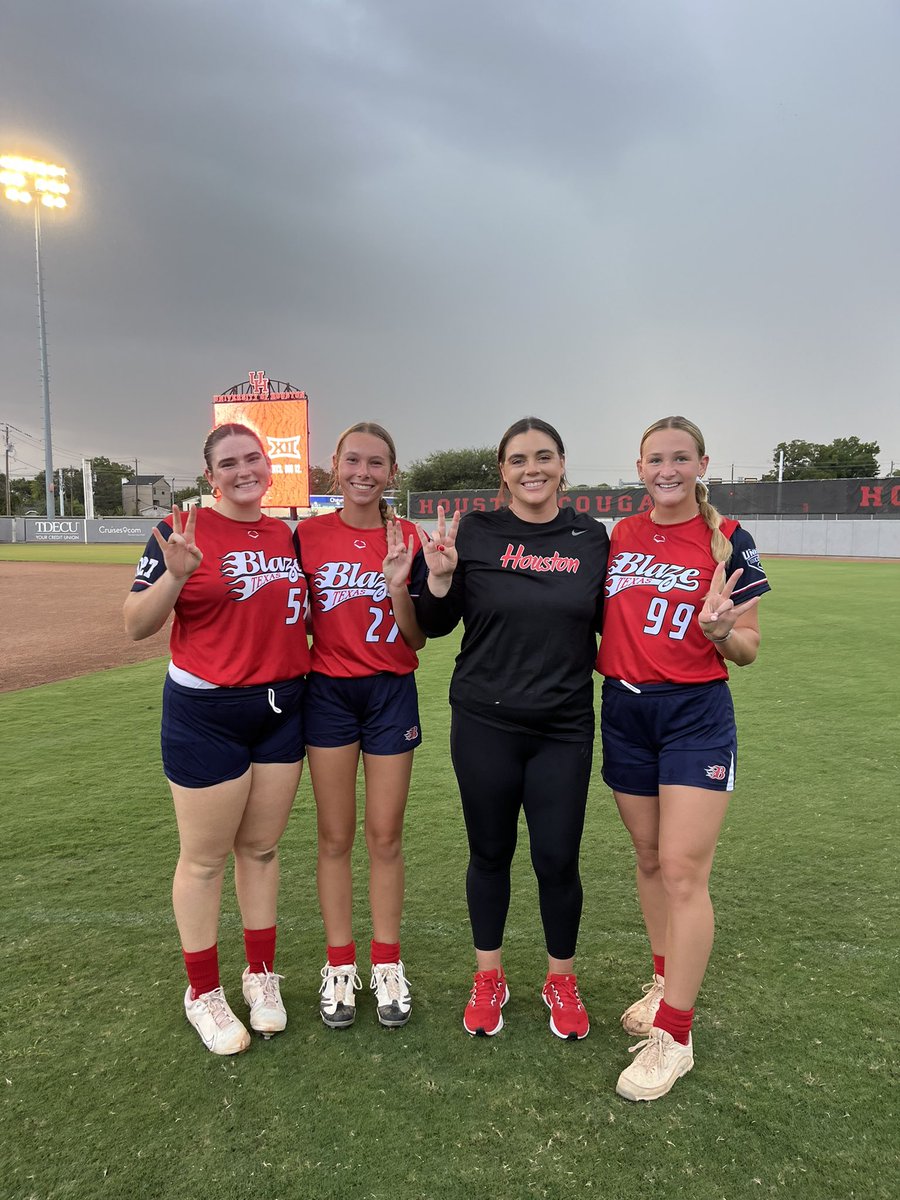 I had such a great experience at the University of Houston camp! The staff was so welcoming and helpful—huge thanks to them for making it such a fun and positive day. A special shoutout to my high school catcher for coming along to catch me <a href="/kalyn_benavides/">Kalyn “KB” Benavides</a> —you’re the best