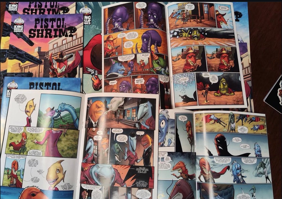 I wrote Pistol Shrimp for people like me. People who loved Vertigo and Image books. Epic adventures with memorable characters. Single issues that tell fantastical stories while continuing the greater tale. When you read Pistol Shrimp, you’re reading a love letter to comics.