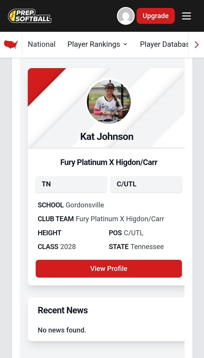 Kat (@katjohnson2010) on Twitter photo Thank you <a href="/PrepSoftball/">Prep Softball 🥎</a> for recognizing me as one of the top 100 2028 players nationwide. It is an honor to be named amongst so many talented players. Big shout out to my <a href="/FPXHigdonCarr/">16U Fury Platinum X Higdon Carr</a> girls <a href="/Jaeda_Rocks/">Jaeda Tucker | 2028 | LHP/OF</a>, <a href="/CarleighAllen/">Carleigh Allen C/O 2028</a>, and <a href="/la_breah/">La’Breah Sands 2028</a> being named as well. SO many ballers in the Thank you <a href="/PrepSoftball/">Prep Softball 🥎</a> for recognizing me as one of the top 100 2028 players nationwide. It is an honor to be named amongst so many talented players. Big shout out to my <a href="/FPXHigdonCarr/">16U Fury Platinum X Higdon Carr</a> girls <a href="/Jaeda_Rocks/">Jaeda Tucker | 2028 | LHP/OF</a>, <a href="/CarleighAllen/">Carleigh Allen C/O 2028</a>, and <a href="/la_breah/">La’Breah Sands 2028</a> being named as well. SO many ballers in the