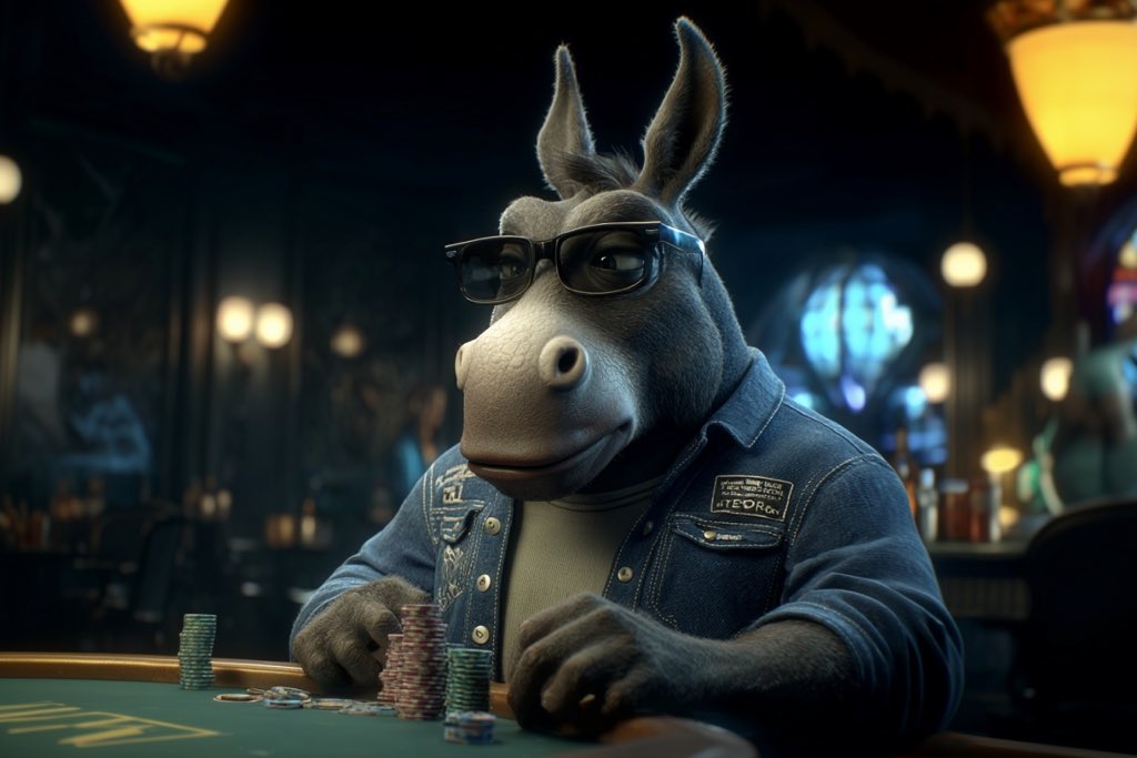 ModernPokerClub's tweet photo. “Reads books, still makes donkey plays. 🐴”
#DonkeyFaction #MPC #FactionWars https://t.co/A1yfFoJciR