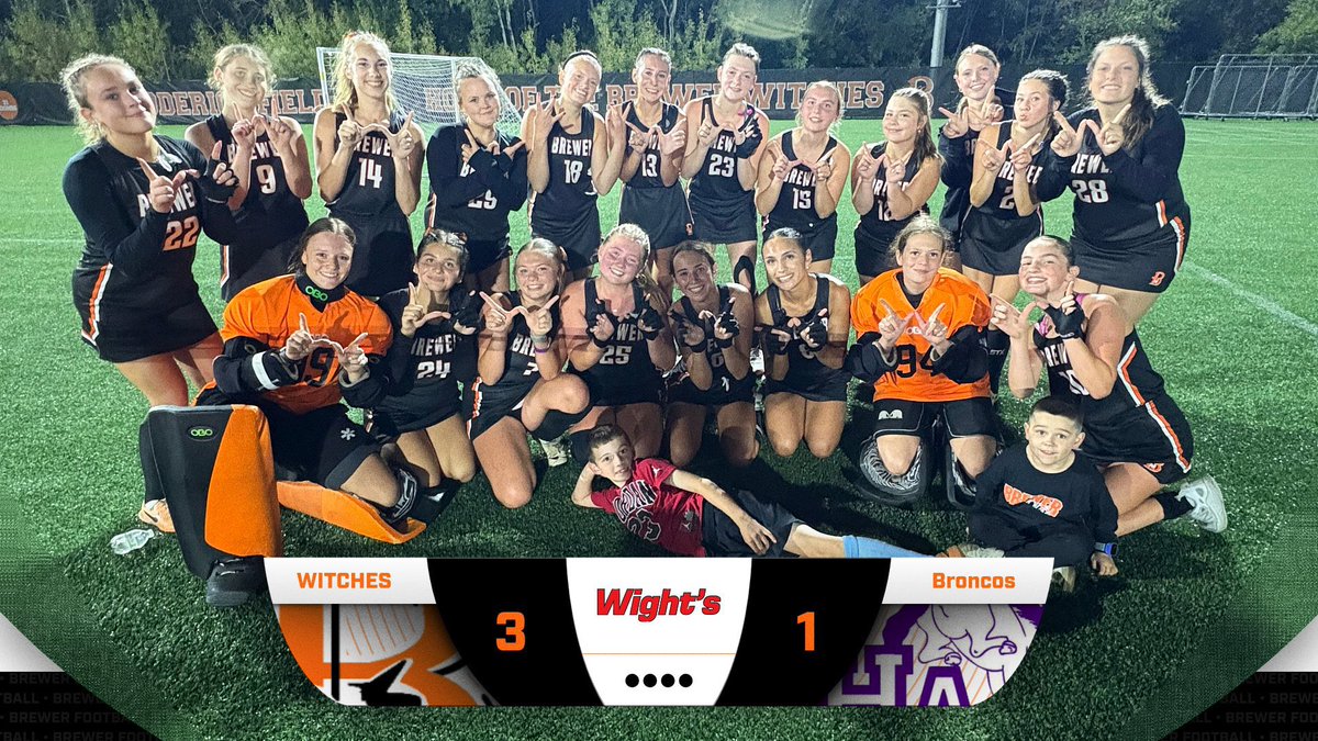 BrewerWitches's tweet image. another #hoco W for the Witches on the Wight's Sporting Goods Scoreboard 

Goals credited to Syrina Zavala, Alleia Richards and Olivia Gilmore. 

#WitchesWin 🏑
