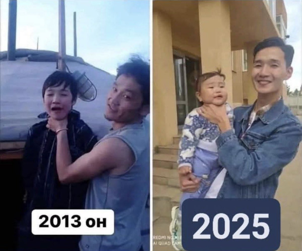 Дүүгээ битгий дээрэлхэж байгаарай. Хүүхдийг чинь харах цаг ирдэг юм шүү 😁 #гэнээ