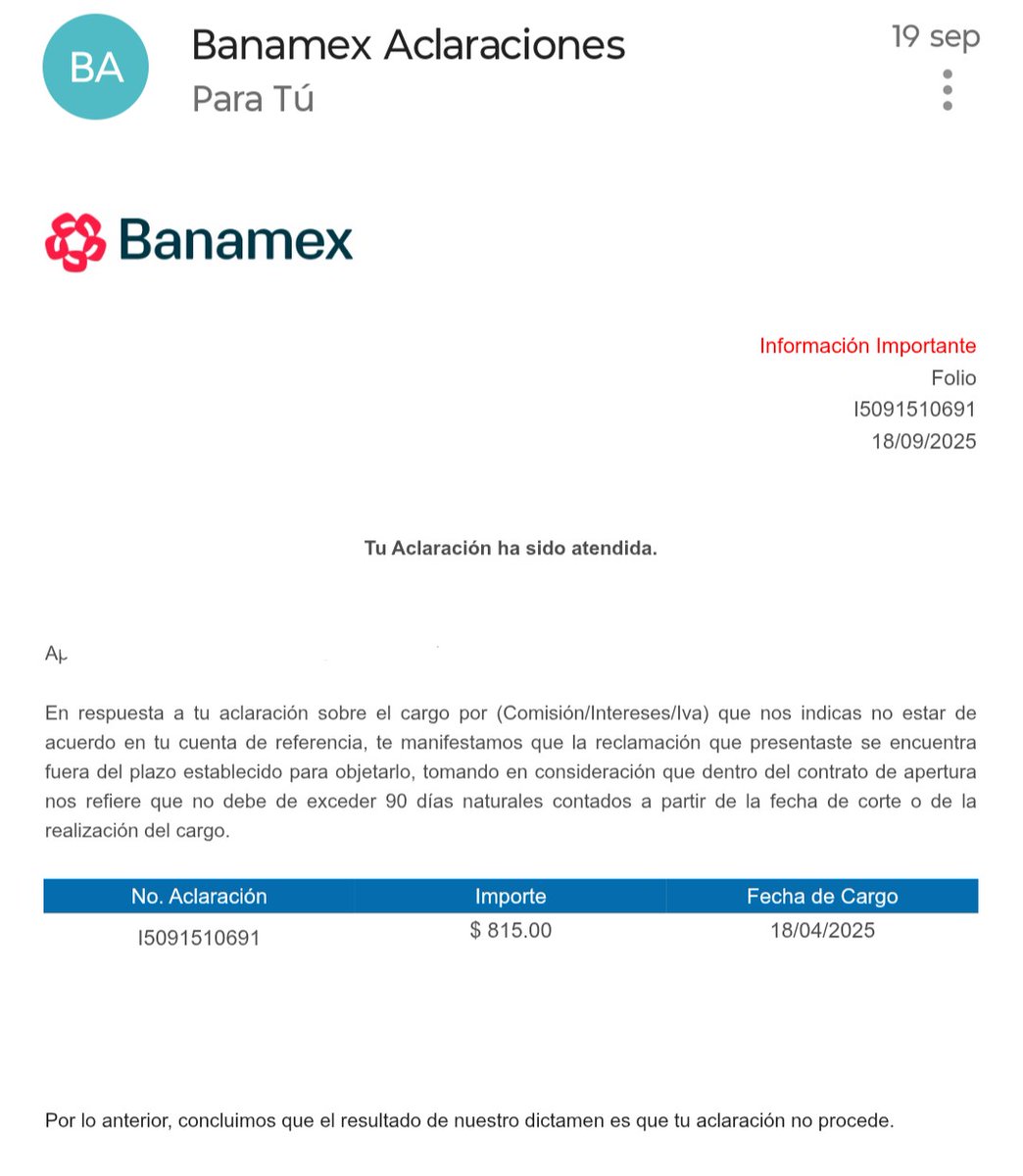 dariologyk's tweet photo. @banamex Hijos de la gran fruta. Al final no te regresan nada y en la aclaración salen con que no procede. Chinguen a su madre. https://t.co/EBqdUpxdXG