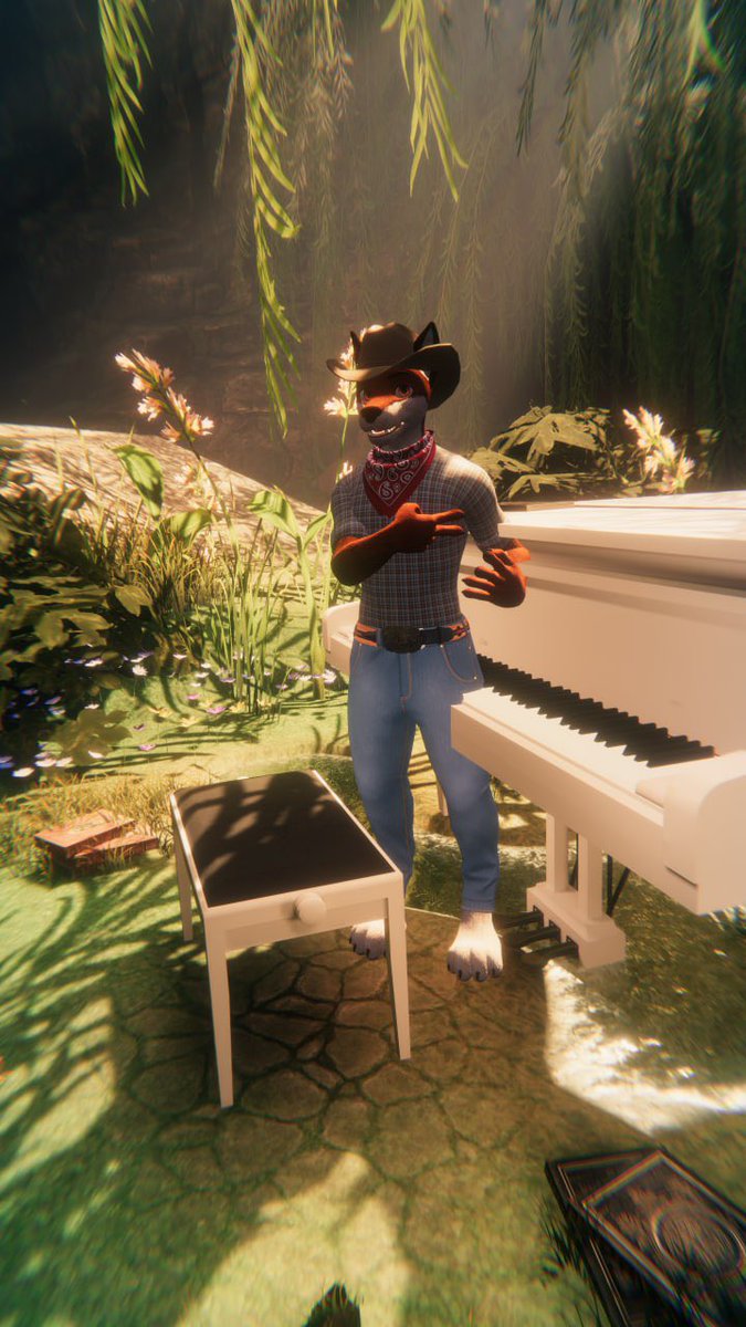 Can you imagine me trying to give piano lessons on #VRChat?

Photos by <a href="/NorthenDragon/">The Dragon of the North</a>