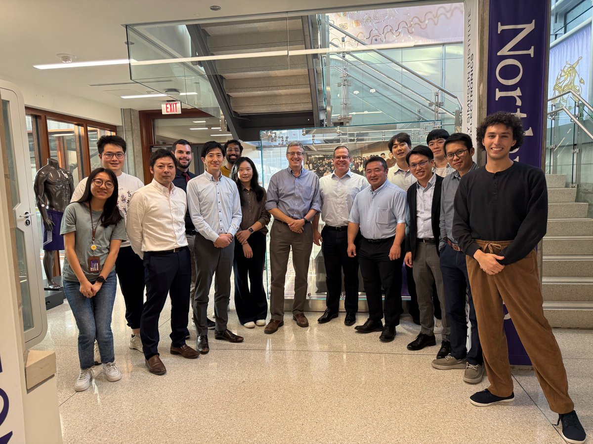 ProfJohnARogers's tweet image. Very honored this afternoon to host the visit of a leadership team from Maruho Co.,Ltd, a top-flight Japanese pharma company specializing in various skin conditions – an excellent match for our research on advanced skin-interfaced sensors. We’ve greatly enjoyed our collaborations…