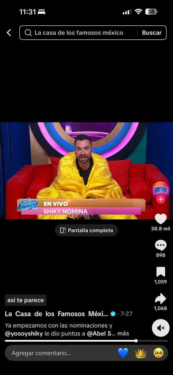 amps7x's tweet photo. Todos diciendo Shiky cuando entro sin lentes a nominar como me cagan los de noche  #LaCasaDeLosFamososMx https://t.co/4PFia7a9CN