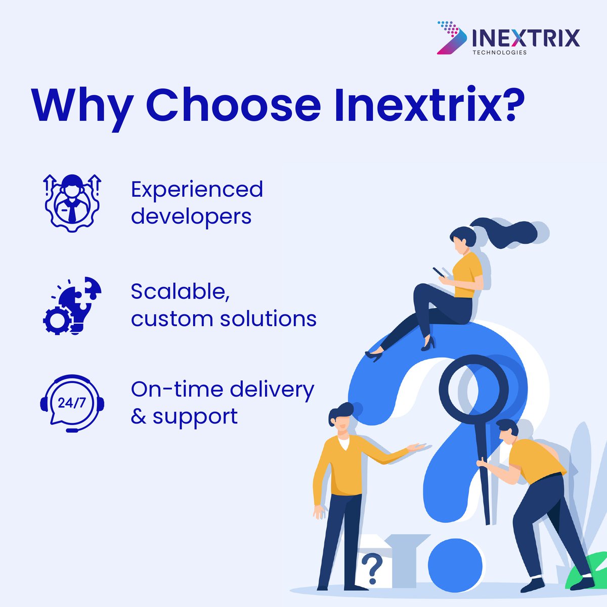 Inextrix's tweet image. Looking to build powerful real-time communication apps?

Hire our dedicated #WebRTC developers and get secure, scalable, and custom-built solutions that drive growth.

Know More: inextrix.com/hire-webrtc-de…
 
#WebRTC #HireDevelopers #Inextrix
