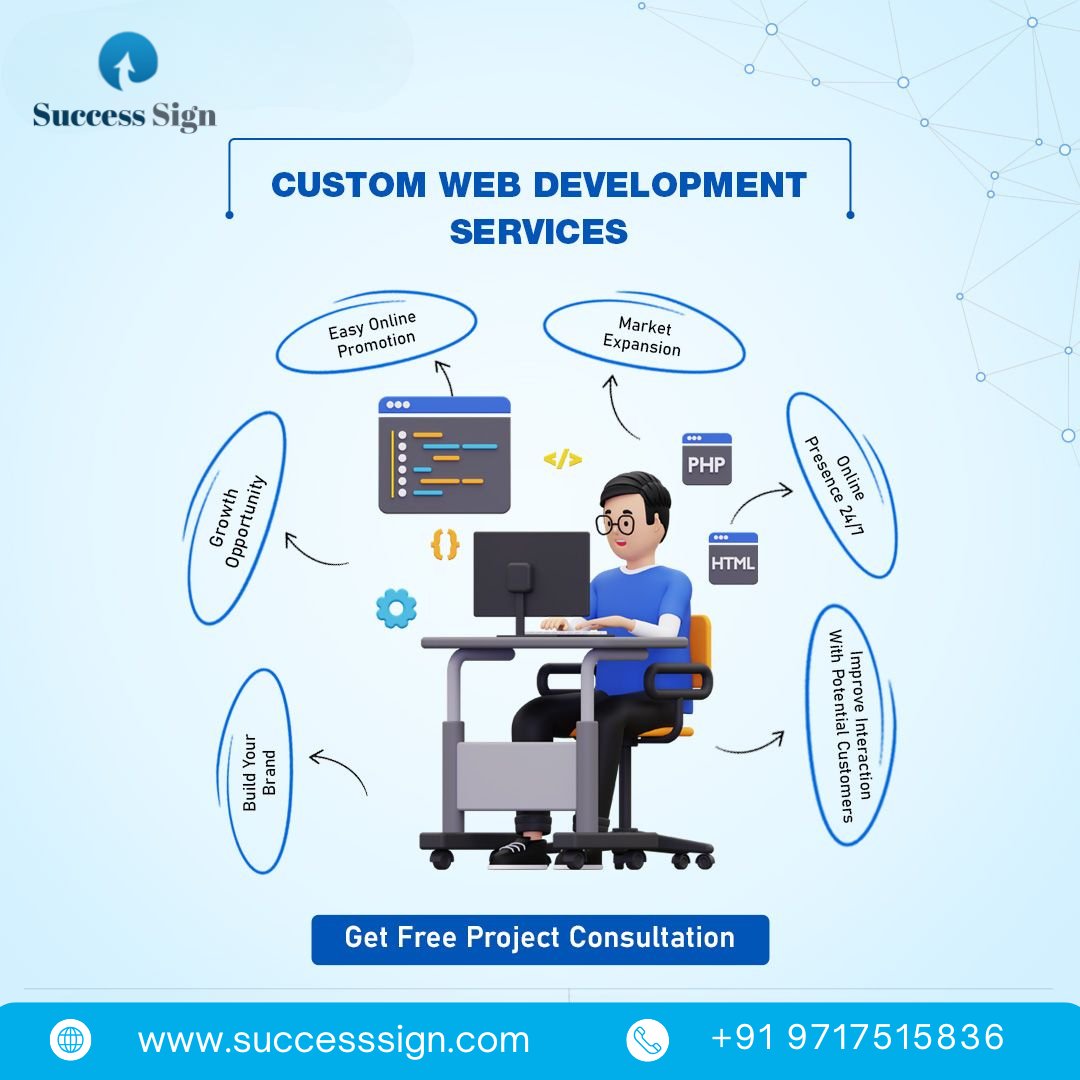 successsign_com's tweet image. 🚀 Custom Web Development Services by Success Sign 🚀

In today’s digital-first world, your website is your brand’s strongest identity. 
#SuccessSign #WebDevelopment #CustomWebDesign #WebsiteDevelopment #DigitalSolutions #BusinessGrowth #WebDesign #BrandBuilding #OnlinePresence
