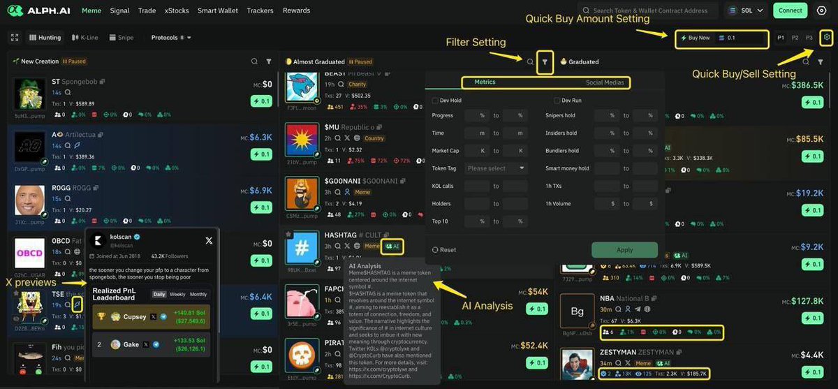 Lando Community (@landocommunity0) on Twitter photo Hello all, been using Alph.AI a while, easy, fast, smooth! Wanna introduce it to you all 👏
✅ Super secure with MPC + 2FA technology
✅  Alpha signals with a win rate over 70% – filtering gems accurately!
✅  Exclusive Cabal Checker tool – to help detect market Hello all, been using Alph.AI a while, easy, fast, smooth! Wanna introduce it to you all 👏
✅ Super secure with MPC + 2FA technology
✅  Alpha signals with a win rate over 70% – filtering gems accurately!
✅  Exclusive Cabal Checker tool – to help detect market