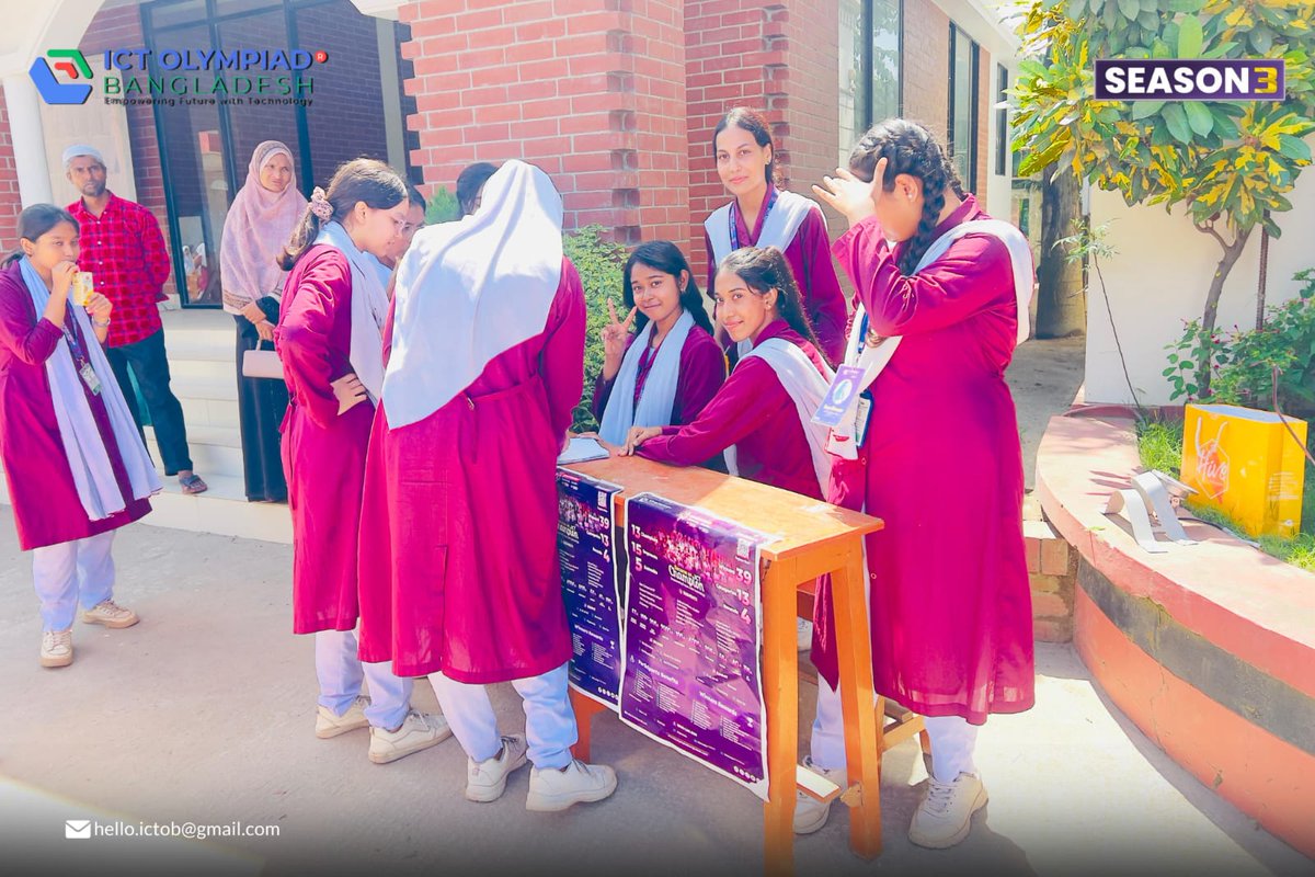 ictolympiadbd's tweet image. ICT Olympiad Bangladesh – সিজন ৩
Abdul Kadir Mollah City College ক্যাম্পাস এ অফলাইন রেজিস্ট্রেশন বুথ এর তৃতীয় দিনের খন্ড চিত্র।

প্রযুক্তিপ্রেমী শিক্ষার্থীদের স্বপ্নকে বাস্তবে রূপ দিতে আমরা পৌঁছে গেছি আপনার ক্যাম্পাসে।