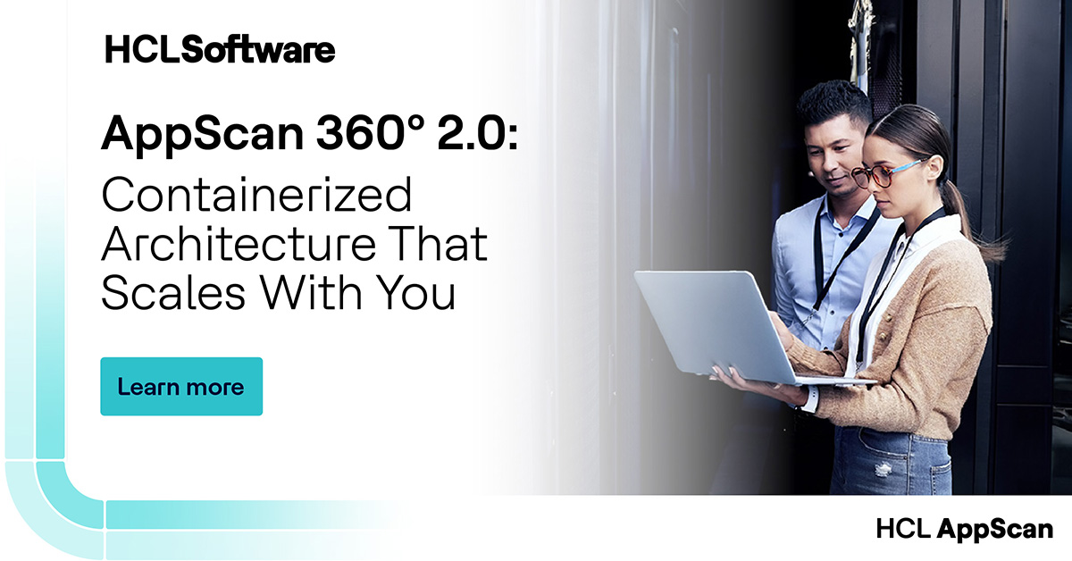 AppScanHCL's tweet image. #HCLAppScan 360º Version 2.0 represents that adaptation: simplifying security, supporting sovereignty, and strengthening resilience. It’s a moment worth pausing on as we consider how to build safer software for tomorrow.
Learn More: hclsw.co/mio1js

#HCLSoftware