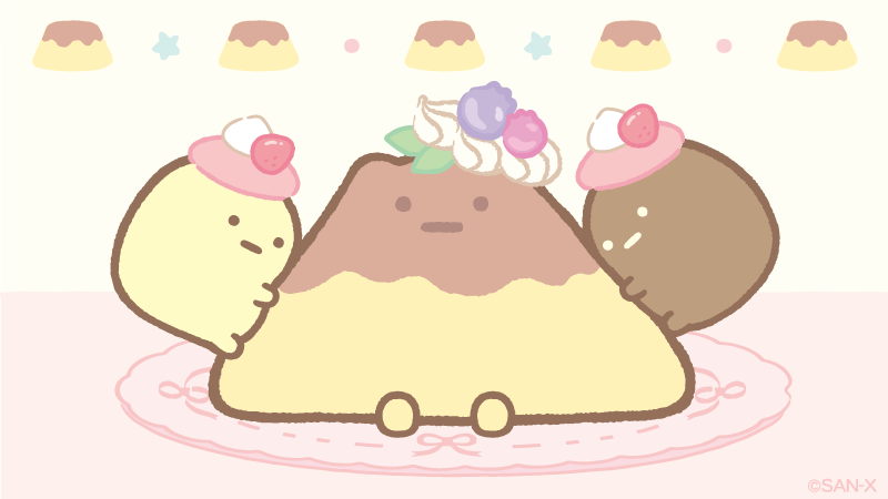 今日は ＃プリンの日 🍮
やまはプリンになりきり中？