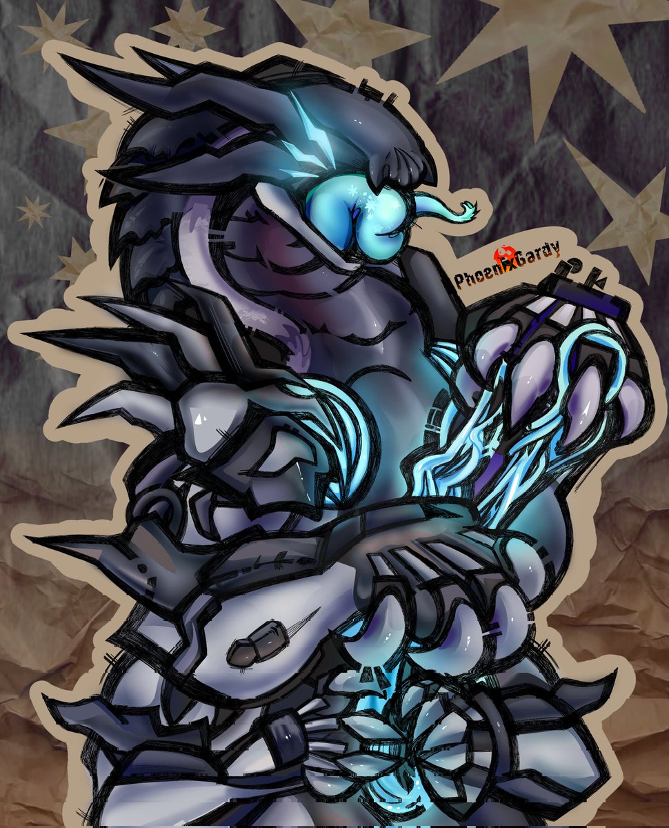 PhoenixGardy's tweet photo. I drew this for 100 hours...

#Mecha #dragon #pokemon #furry https://t.co/T4EwHjYdhe