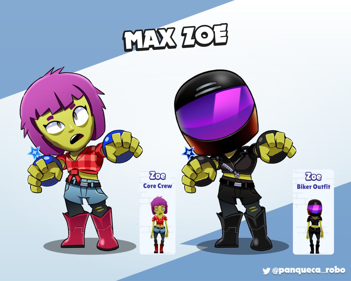 panqueca_robo's tweet image. ⭐Skins concept: Max Zoe 🧟‍♀️

Standart and Biker Costume!

#BrawlStars #BrawlStarsArt #SubwaySurfers