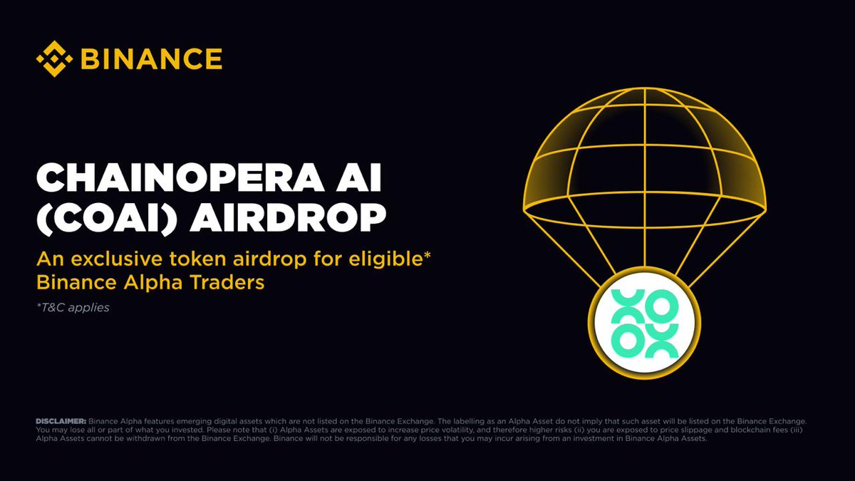 nomu699's tweet image. #binanceAlpha Today Airdrop Update

🕥Start Today 1:00 PM BD
🌟Need 200 Point [Fcfs]
🎁Airdrop Amount:  250 Token

Follow Me &amp;amp; Turn on notification for Next Alpha Airdrop Update
#Alphaevent #binancelisting #BinanceAlpha