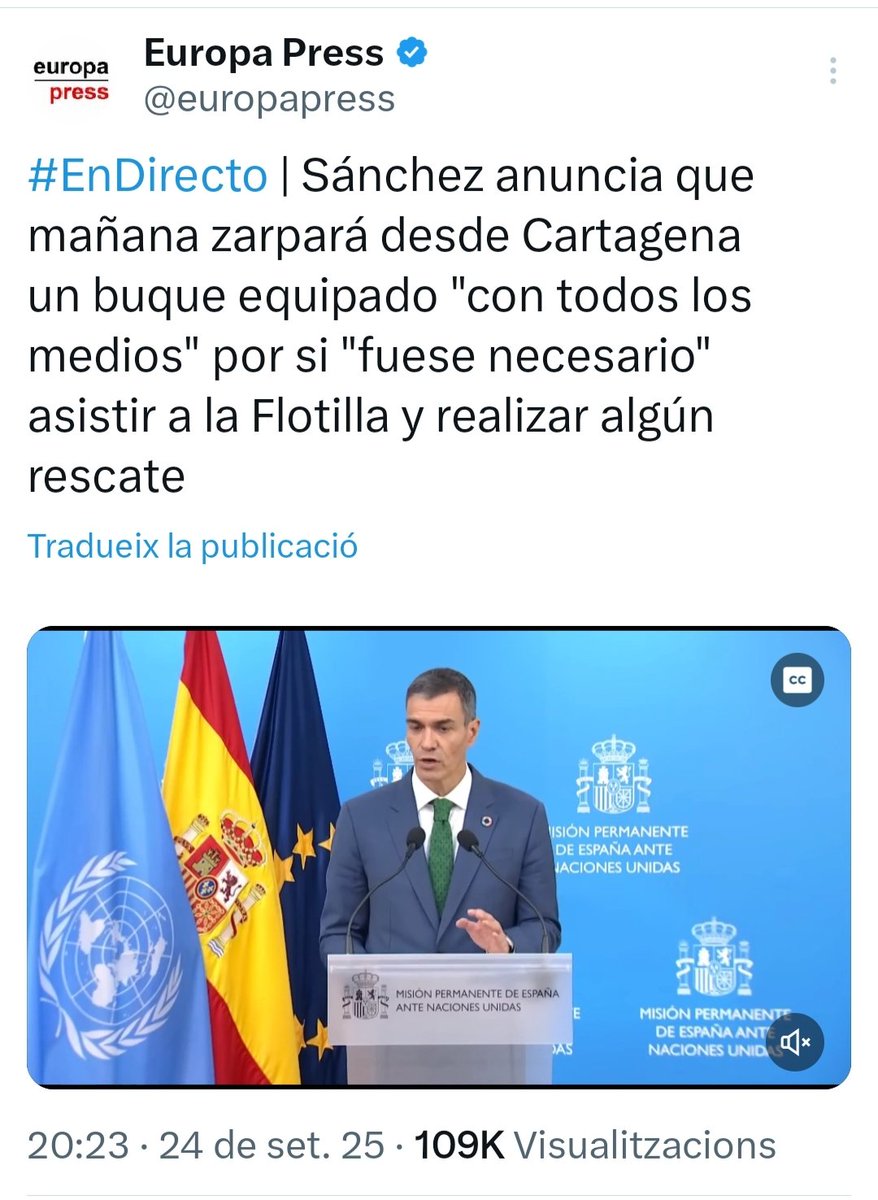 Afectats pel volcà de La Palma encara esperen ajudes després de quatre anys.
Afectats per la Dana de València encara esperen ajudes.
Però Sánchez destina els recursos a un grup de tocagaites que són de turisme per la Mediterrània