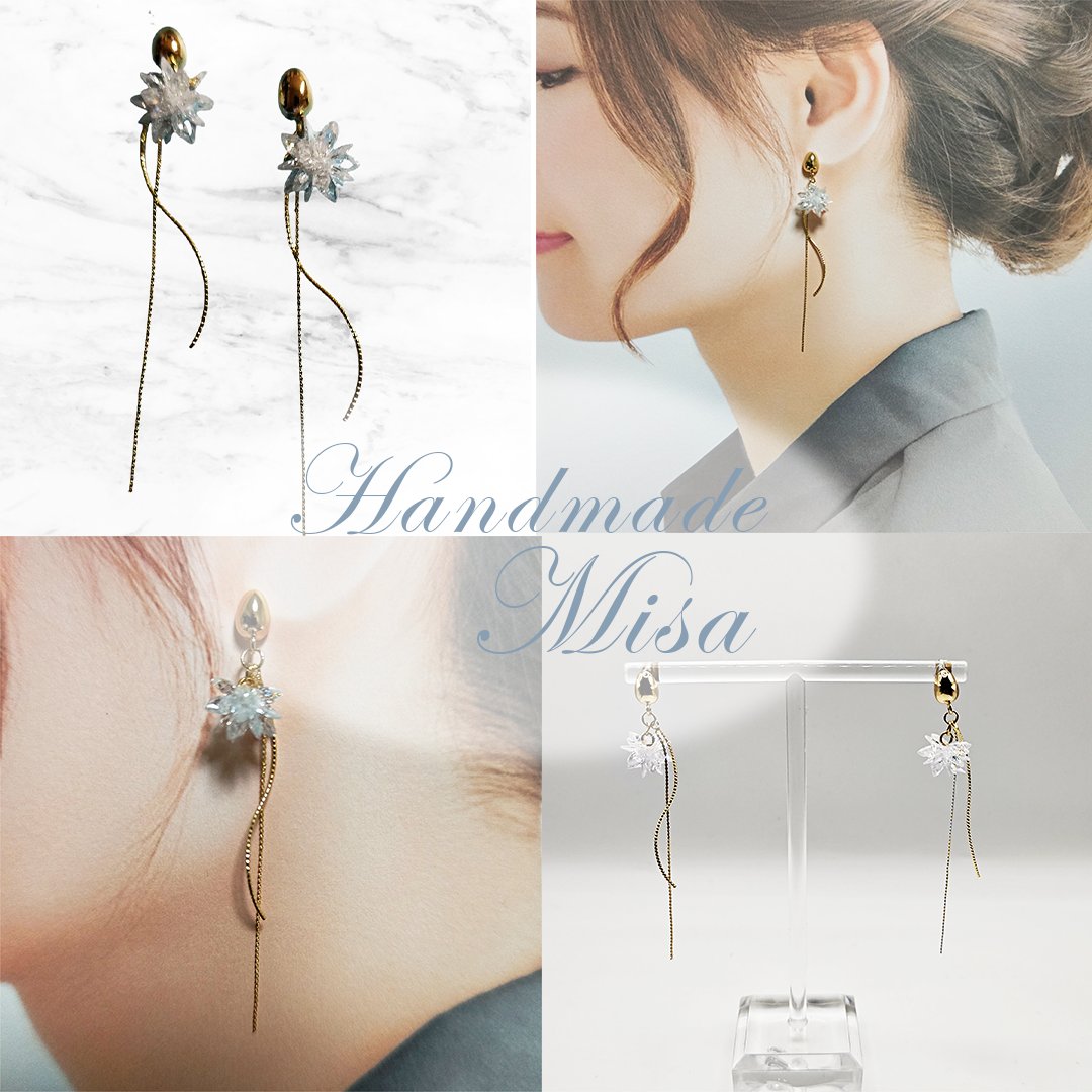 送料込み⭐️お預かり⭐️円ハンドメイドピアス ハンドメイドピアス - ピアスの人気通販 | minne byGMOペパボ