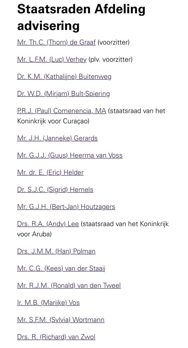 Raad van State: waakhond of politiek instrument? l Op z’n Kop! #210 l NP... youtube.com/live/_6H6SGXHF… via <a href="/YouTube/">YouTube</a> 

Wat is de achtergrond en politieke kleur van de leden van de raad van state? #rvs