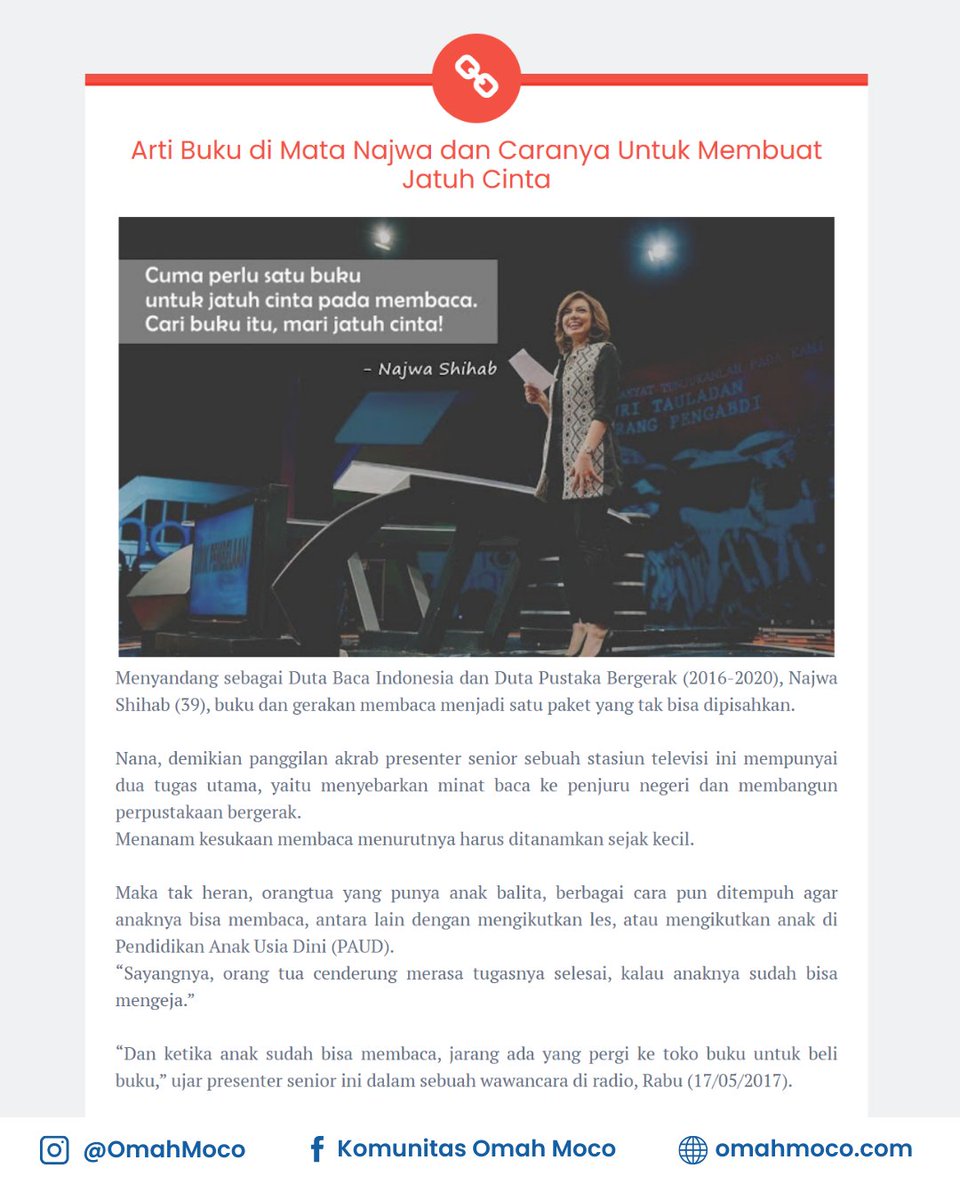 OmahMoco's tweet photo. “Punya tulisan menarik? 📖
Yuk, bagikan juga di website komunitas kami 👉 https://t.co/cw0tKAXiDk.
Di sana kamu bisa baca, berkomentar, bahkan menulis bareng teman-teman literasi. 💙
Hubungi Instagram @omahmoco untuk mulai berkarya!
#Menulis #Membaca #Literasi #Buku #OmahMoco” https://t.co/7JSGYQqLCL