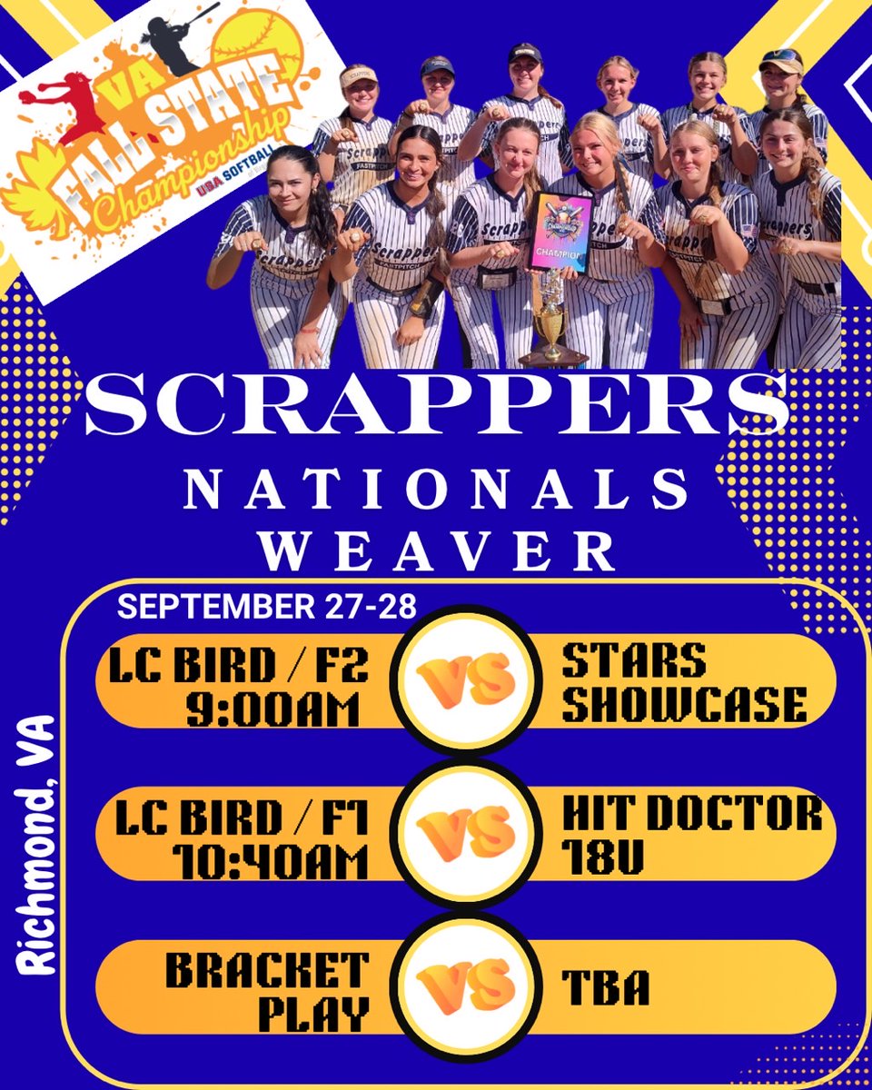 We’re hoping the 🌧️ holds off &amp; we get in some 🥎 in Richmond!  <a href="/USASoftball/">USA Softball</a> <a href="/memegutierrez19/">Maria Gutierrez</a> <a href="/brookeweaver08/">Brooke Weaver</a> <a href="/AlisonHodges85/">Alison Hodges</a> <a href="/kamiwright88/">Kami Wright 2026</a> <a href="/MadysenMcC/">Madysen McCrickard</a> <a href="/Ciara20_/">Ciara Wright 2026</a> <a href="/ally_roberts07/">Ally Roberts 2026</a> <a href="/BreannaCrozier8/">Breanna Crozier</a> <a href="/cundiff09/">millie_cundiff09</a> <a href="/MadysenMcC/">Madysen McCrickard</a> <a href="/Evie28VanLiew/">Evelyn Jane Van Liew</a> <a href="/KRamrattan08/">Kaylee Ramrattan</a>