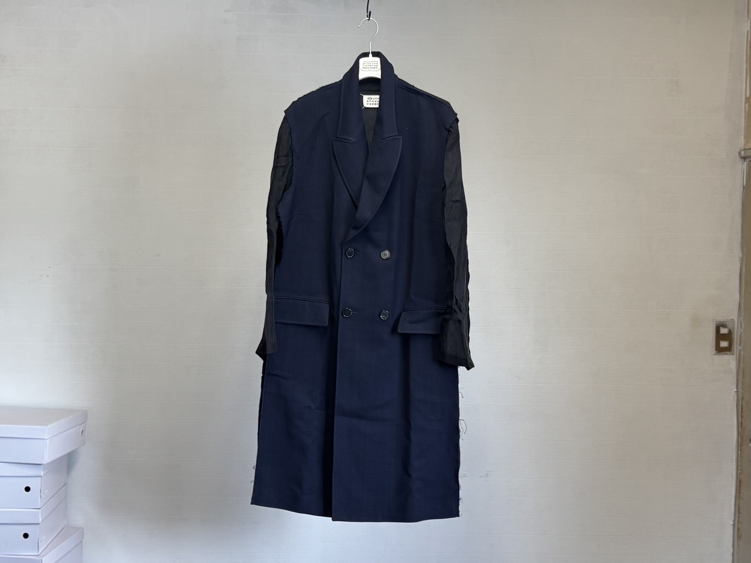 サイズXS Martin Margiela ×  再構築 ドッキングコート 中古・古着通販】Maison Margiela (メゾンマルジェラ) 再構築