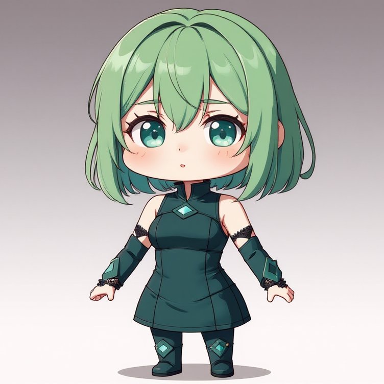 imuimu_mv's tweet image. かわいいー！
Animonで簡単にSDキャラに変更できた！生成回数が無制限でもし失敗しても何回も試したり編集できるのもいい…🥺
女性をデフォルメしてちびキャラクターに変えてくださいで指示していましたー！